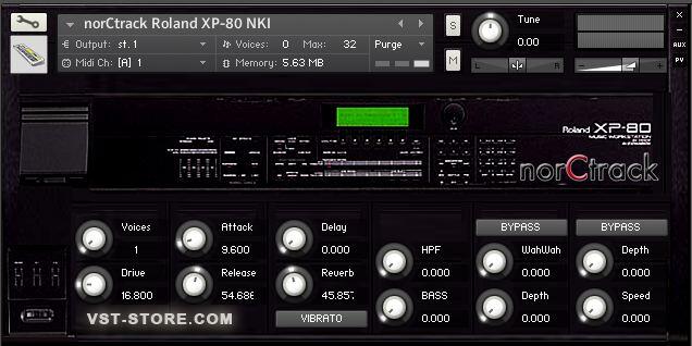 xp80 virtual instrument